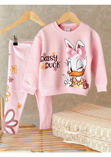Kız Çocuk Pembe Takım Daisy Duck