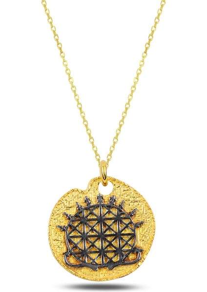 925 Ayar Gümüş Hitit Güneşi Kolye Özel Tasarım