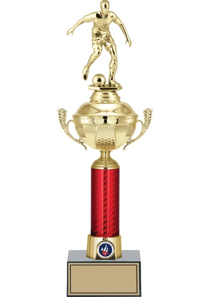 Kişiye Özel Futbol Figürlü Kupa-Okul Kupası-Ödül Kupası-Turnuva Kupası 41 cm