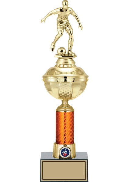 Kişiye Özel Futbol Figürlü Kupa-Okul Kupası-Ödül Kupası-Turnuva Kupası 39 cm