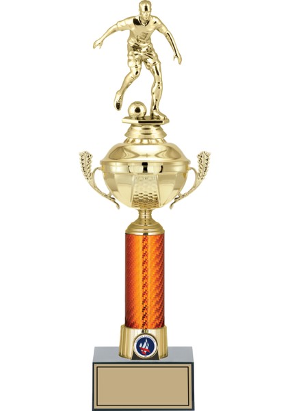 Kişiye Özel Futbol Figürlü Kupa-Okul Kupası-Ödül Kupası-Turnuva Kupası 41 cm