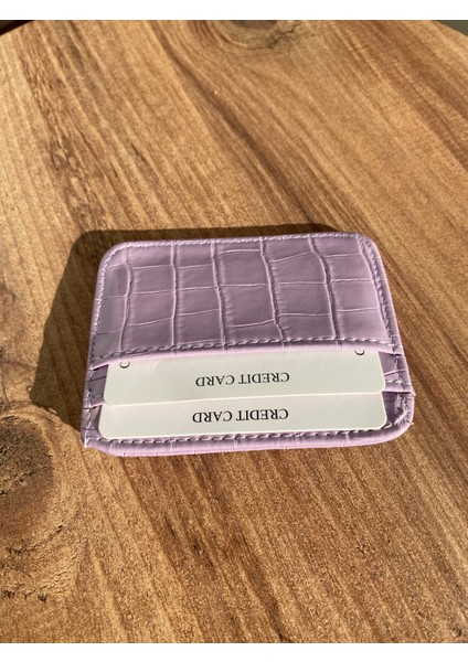Z&M Collection Para Bölmeli Croco Deri Ultra Ince Küçük Çift Taraflı Kadın Kartlık Cüzdan