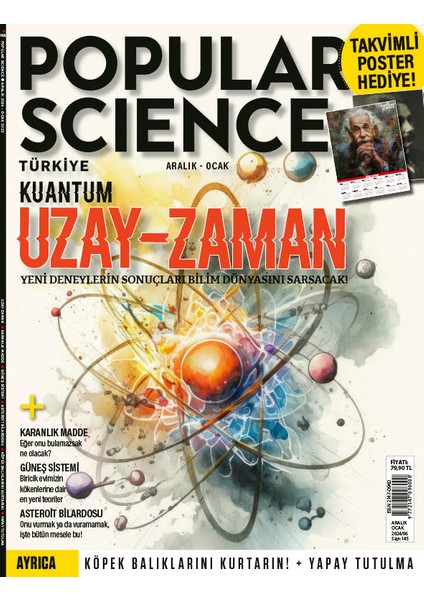 Popular Science Dergi Aralık 2024 - Ocak 2025