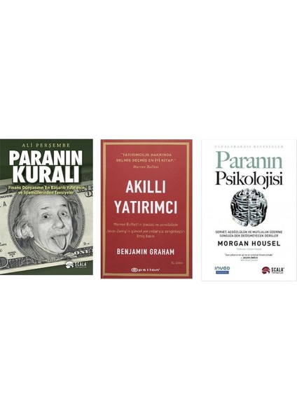 Paranın Kuralı / Akıllı Yatırımcı / Paranın Psıkolojısı / 3 Set