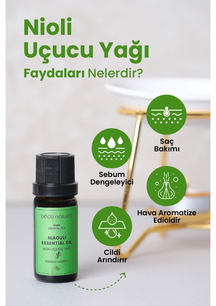 Bade Natural Nioli Uçucu Yağı %100 Saf 10 ml