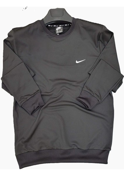Siyah Sweat Uzun Kollu, Unisex, Rahat