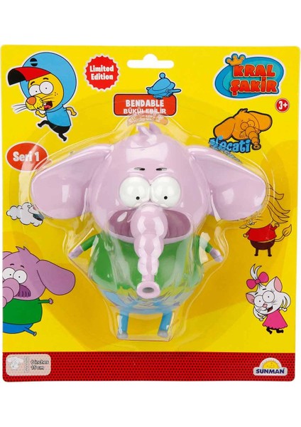 Kral Şakir Fil Necati Seninle! 15CM. Bendable Necati Figürü modelleri