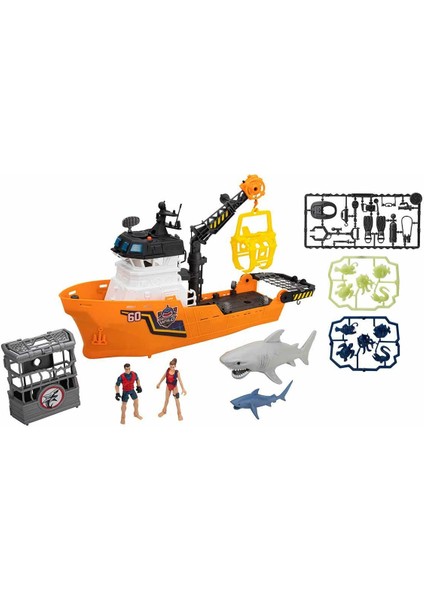 49206 Sesli ve Işıklı Wild Quest Köpek Balığı ve Gemi Oyun Seti fiyatları