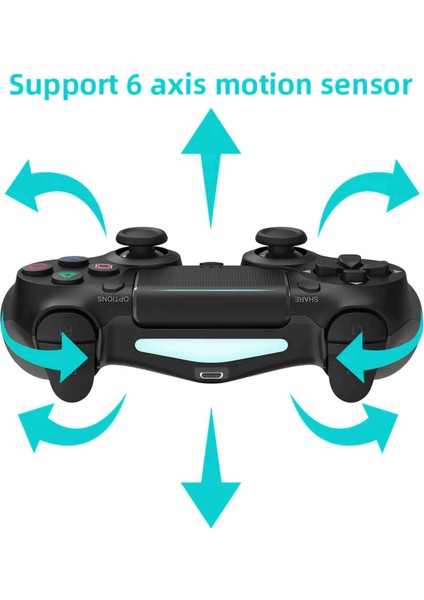Ps4 Doubleshock 4 Konsol Joystick Yedek Kol Bluetooth Kablosuz Oyun Kolu
