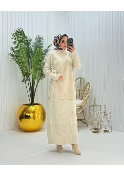 Vıoshıne Kadın Yelekli Triko Elbise fiyatları