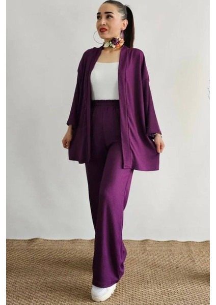 Vıoshıne Kadın Bürümcük Kimono Takım
