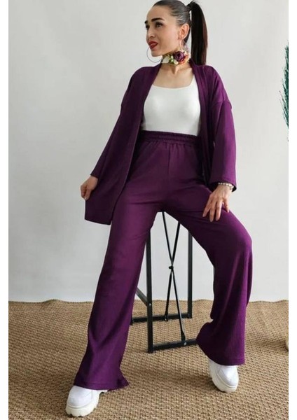 Vıoshıne Kadın Bürümcük Kimono Takım