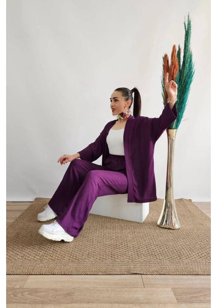 Vıoshıne Kadın Bürümcük Kimono Takım