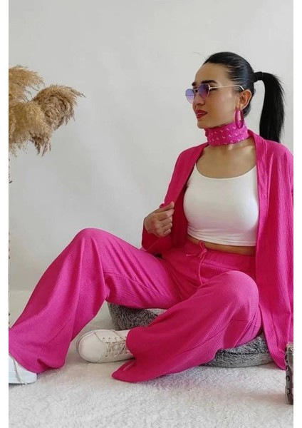 Vıoshıne Kadın Bürümcük Kimono Takım