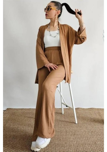 Vıoshıne Kadın Bürümcük Kimono Takım