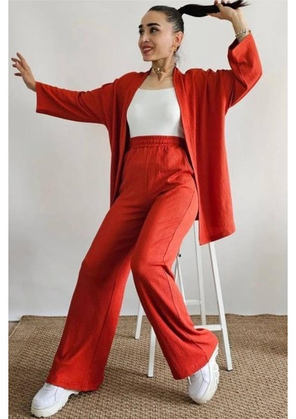 Vıoshıne Kadın Bürümcük Kimono Takım