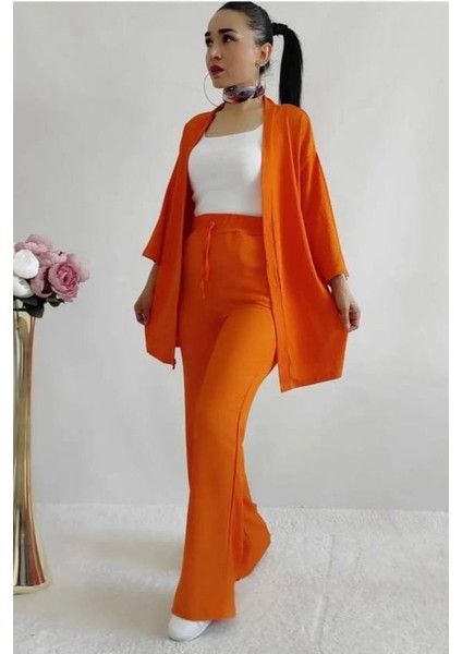 Vıoshıne Kadın Bürümcük Kimono Takım