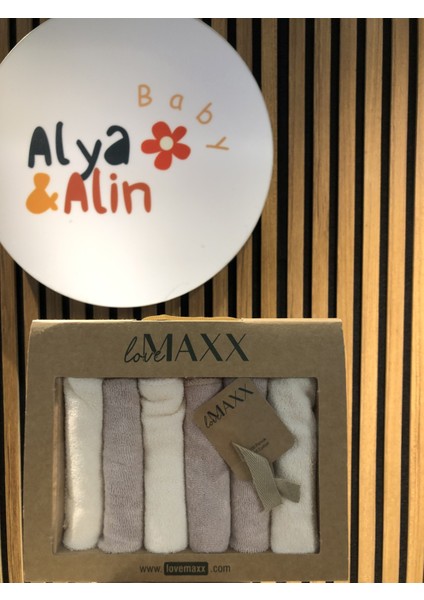 Lovemaxx Unisex 6'lı Havlu Ağız Mendili