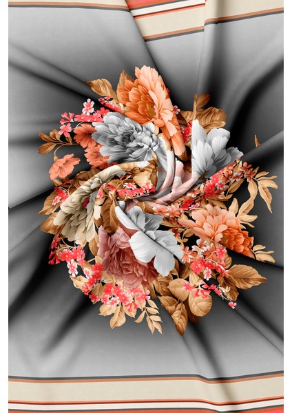 Twill Ipek Eşarp - 3518-39 Kahve fiyatları