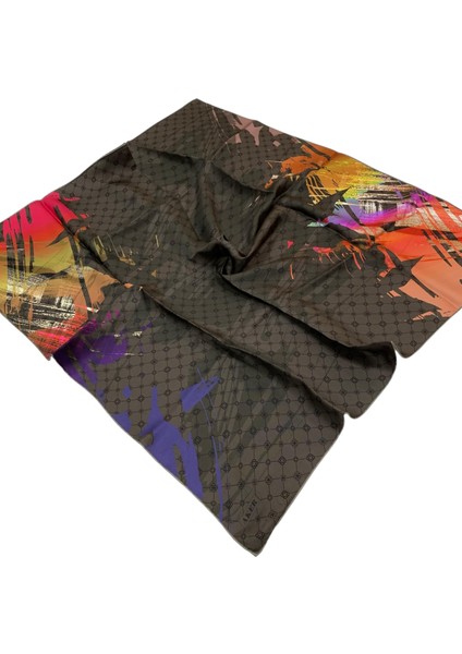 Ipek Eşarp - 8941713-931 Koyu Gri Twill