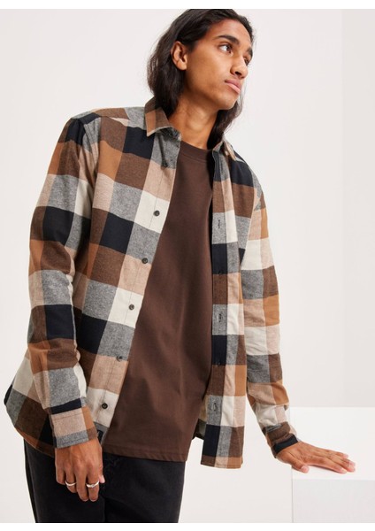 Normal Ekru Kareli Erkek Gömlek Onsgudmund Ls 3t Check Shırt Noos fiyatları