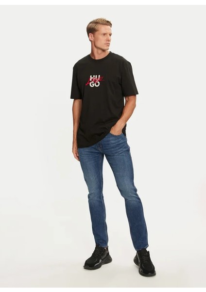 Normal Bel Extra Slim Erkek Denim Pantolon 50522138_HUGO 734