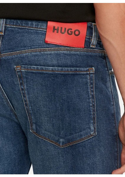 Normal Bel Extra Slim Erkek Denim Pantolon 50522138_HUGO 734