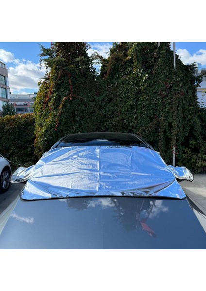 Oto Ön Cam ve Ayna Koruma Örtüsü, Araç Güneşlik, Uyumlu Buzlanma Önleyici Kar Koruyucu 155X90 cm modelleri