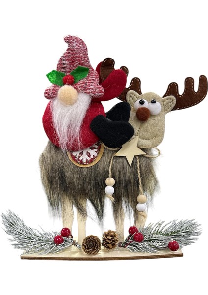 Baba ve Geyik Figürü, Yükseklik 22 cm , Uzunluk 25 cm , Derinlik 5 cm