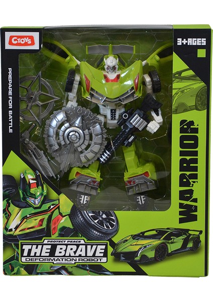 Warrıor The Brave Deformatıon Robot Yeşil HF9389AB