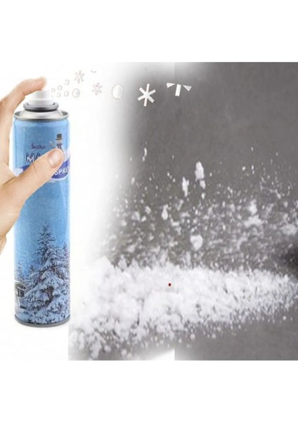 5 Adet Ma x Kar Köpüğü Spreyi, Eriyen Kar Taneleri, Parti Köpük Karı Yapar Kar Yağdıran Sprey 5 x 300 ml