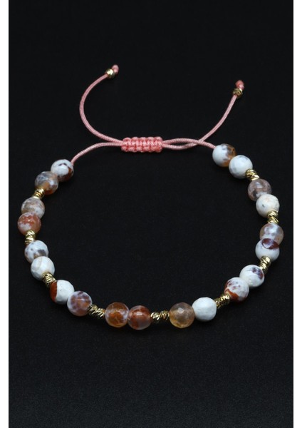 Akik Doğal Taş Makrome Örme Bileklik Küre Kesim fiyatları