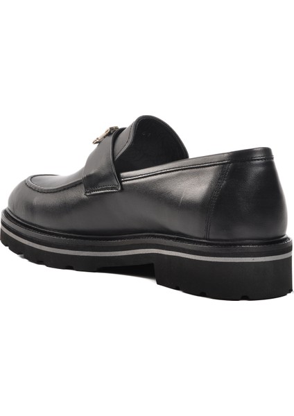 Premium 2871 Siyah Deri Erkek Klasik Ayakkabı fırsatları