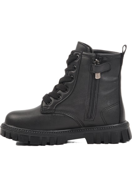 1791-P Siyah-Pudra Içi Polarlı Kız Çocuk Bot fiyatları