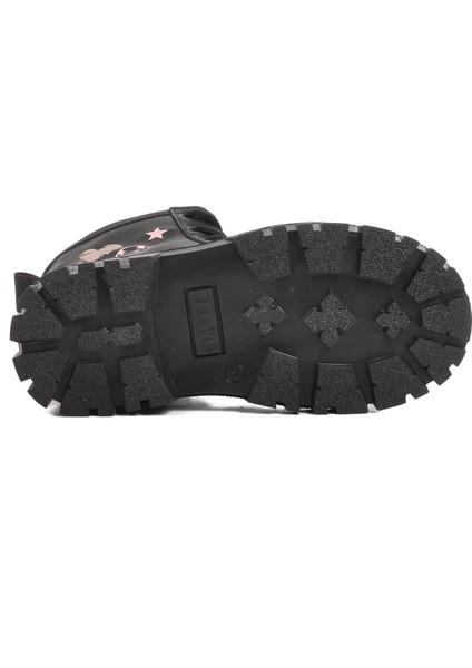 1791-P Siyah-Pudra Içi Polarlı Kız Çocuk Bot indirimleri