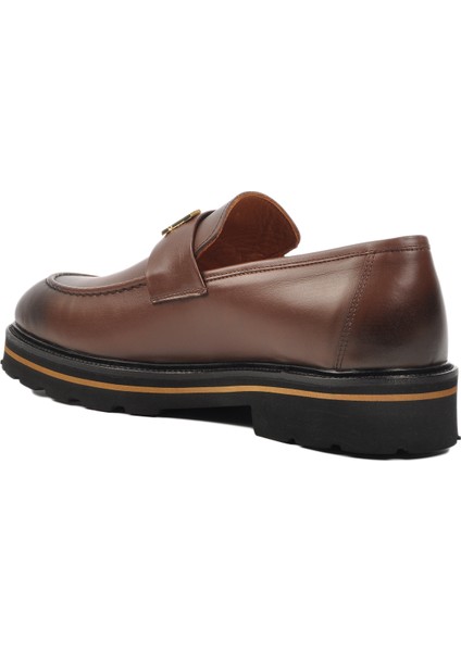Premium 2871 Kahve Deri Erkek Klasik Ayakkabı fırsatları