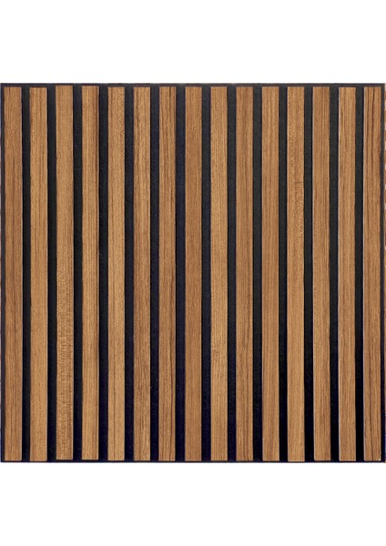 Mdf Ahşap Akustik Duvar Paneli 60 x 60 cm - Teak