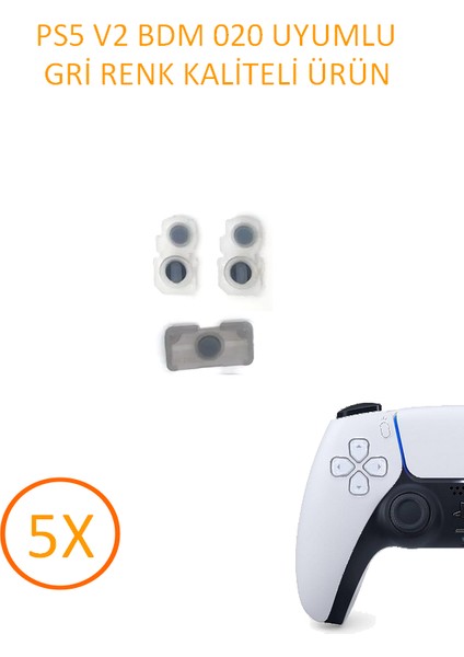 5 Takım Ps5 V2 Bdm 020 Kollar Ile Uyumlu Lastik Takımı Gri Renk Kaliteli Ürün
