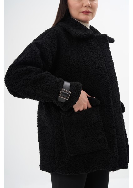 Kadın Peluş Mont