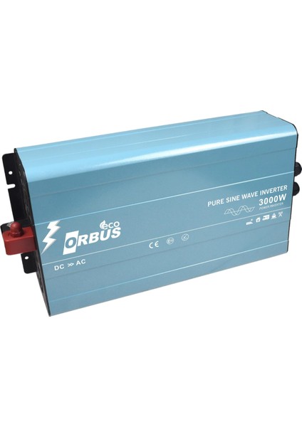 Eco 12 V 3000 W Tam Sinus Inverter
