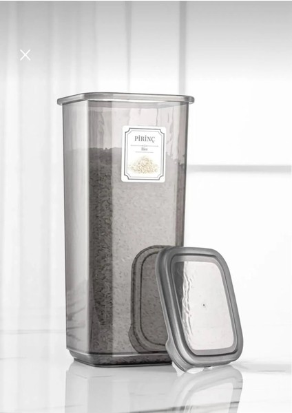 52 Parça Mega Seti Kare Erzak ve Bakliyat Saklama Kabı Baharatlık 12X(300ML 500ML) 8X(1100ML 1700ML)