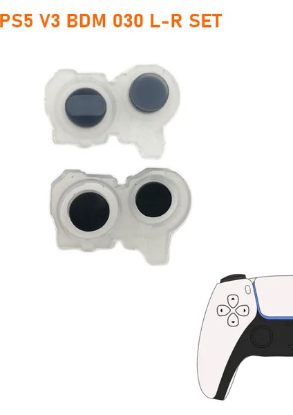 Ps5 V3 Bdm 030 Kollar Ile Uyumlu L R L1 L2 R1 R2 Lastik Takımı