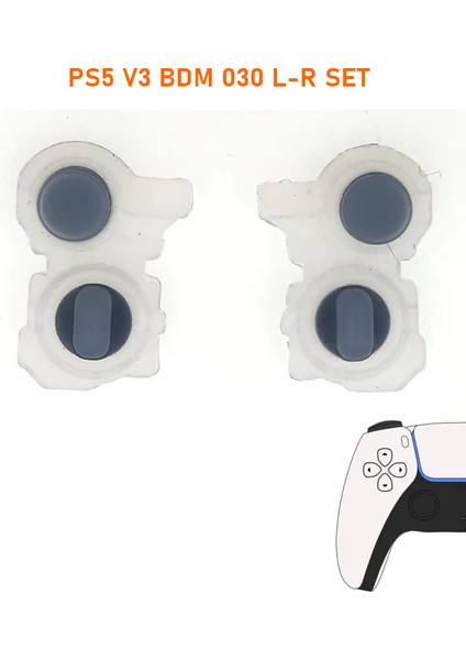 Ps5 V3 Bdm 030 Kollar Ile Uyumlu L R L1 L2 R1 R2 Lastik Takımı