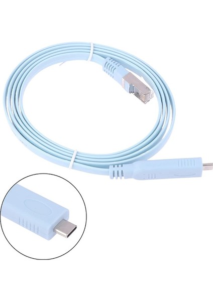 1.8 Metre USB C RJ45 Kablo Tip C To RJ45 Veri Kablosu Dönüştürücü USB C To Ethernet/lan Kablo