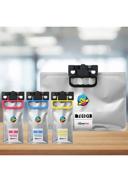 Epson Workforce Pro WF-C529R Muadil Kartuş - Yüksek Kapasiteli Muadil Kartuş Set