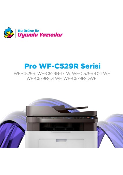 Epson Workforce Pro WF-C529R Muadil Kartuş - Yüksek Kapasiteli Muadil Kartuş Set