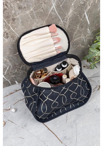 Elegance Seyahat ve Makyaj Çantası Seyahat Makyaj Organizeri