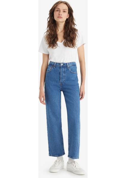 Rıbcage Straıght Tk Jazz Pop Kadın Jean Pantolon A7743-0002