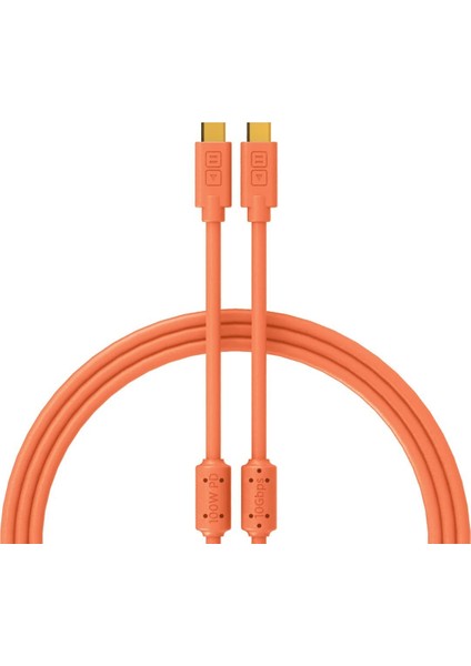Chroma Cables Usb-C To C - 2mt | Neon Orange