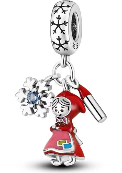 Kırmızı Başlıklı Kız Sallantılı Charm